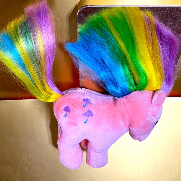 MY LITTLE PONY G1 VTG 1984 ORIGINAL HASBRO SOFTIES PARASOL RAINBOW PONY PLUSH - Picture 2 of 15